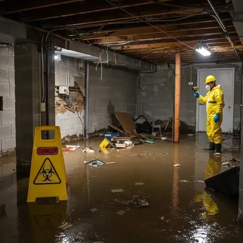 Flooded Basement Electrical Hazard in Trujillo Alto Municipio, PR Property